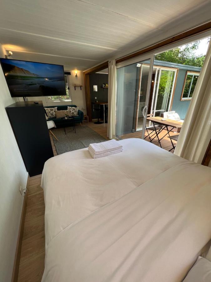 Superbe Cabane Jacuzzi Jardin Clim Wifi Parking 梅瑞尔 外观 照片