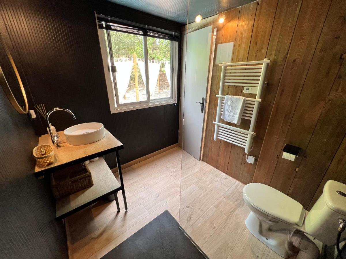 Superbe Cabane Jacuzzi Jardin Clim Wifi Parking 梅瑞尔 外观 照片